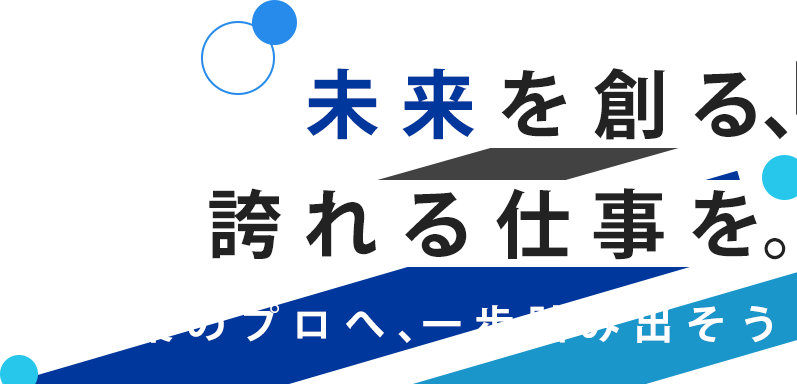 事業拡充と組織力の強化を計画